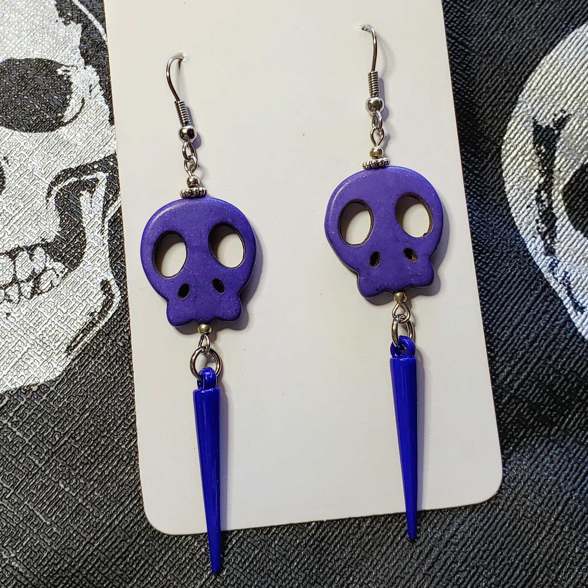 Purple_Skull_Earrings