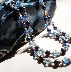 A lovely beaded necklace created by Alese
